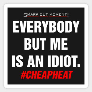 Everybody But Me Is An Idiot - Cheap Heat Sticker